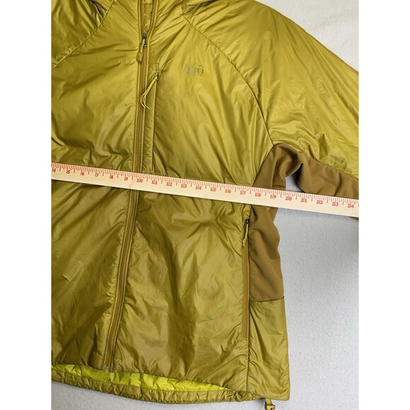 REI Co-Op Jacket Women's 1X Large Gold Flash Insulated Hybrid Hoodie Primaloft - Picture 8 of 10